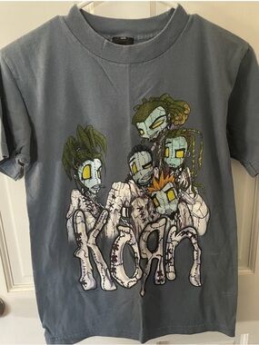KORN Vintage 90’s T-shirt Blue Size Small